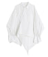 Asymmetric Hem Volume Sleeve Shirt